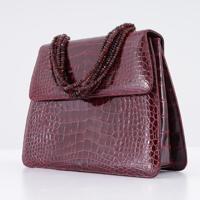 Darby Scott Garnet NECKLACE Crocodile Handbag - Sold for $6,080 on 10-11-2026 (Lot 661).jpg